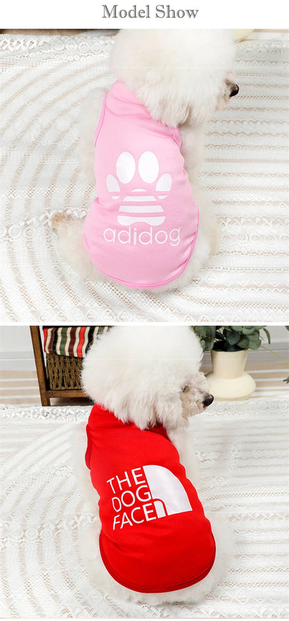 Designer Lightweight Pet Vest for Small Dogs Breathable Cat Clothing Candy Color Puppy Summer Clothes Sleeveless Pet T Shirts