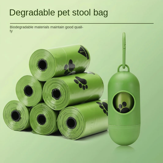 Pat Dog  Poop Bag Environmental Protection Degradable Dog Cat Poop Bag Outdoor Cleaning Poop Bag Outdoor Clean  Pets Supplies