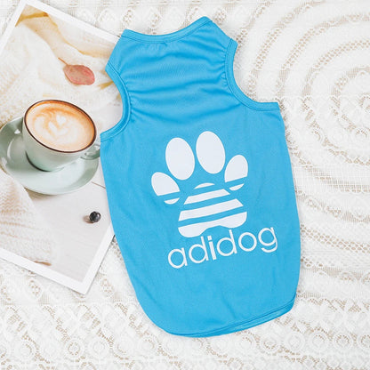 Designer Lightweight Pet Vest for Small Dogs Breathable Cat Clothing Candy Color Puppy Summer Clothes Sleeveless Pet T Shirts