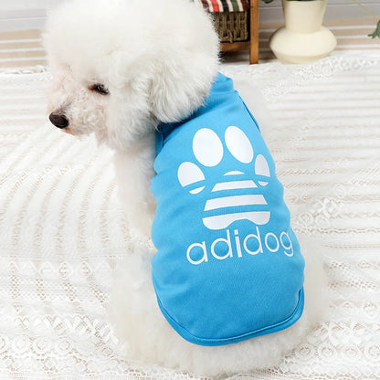 Designer Lightweight Pet Vest for Small Dogs Breathable Cat Clothing Candy Color Puppy Summer Clothes Sleeveless Pet T Shirts